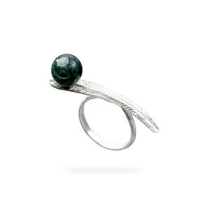 Quetzal Feather Ring