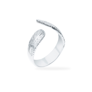 Silver Feather Ring
