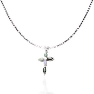Navette Cross Pendant