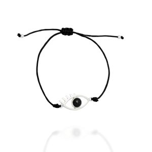 Through my eyes black bracelet