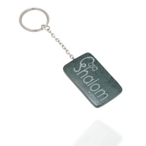 Casa Shalom Rectangular Keychain