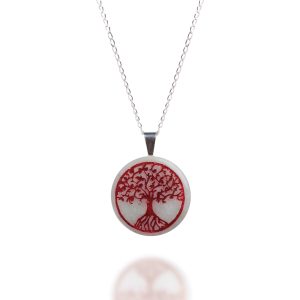Engraved Tree of Life pendant
