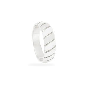 Women’s Silver Wedding Band
