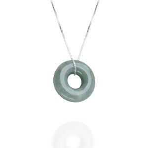 Jade Donut Pendant