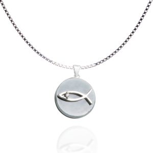 Round Pendant Symbol of Jesus