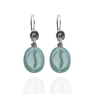 Coffee Bean Dangle Earrings