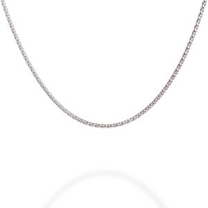 18" silver chain