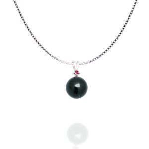 Bead and semiprecious pendant