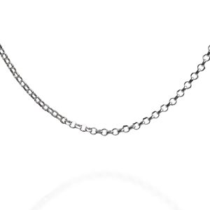 18" silver chain