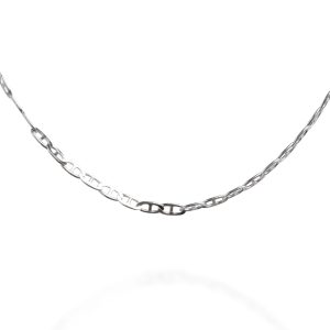 18" silver chain