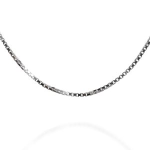 18" silver chain